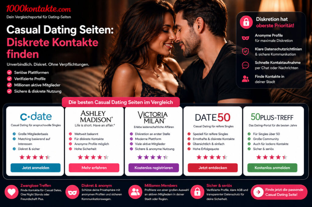 Casual Dating Seiten