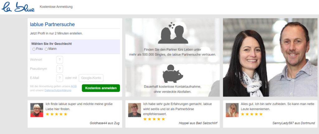 LaBlue kostenlos chatten Dating-Seite