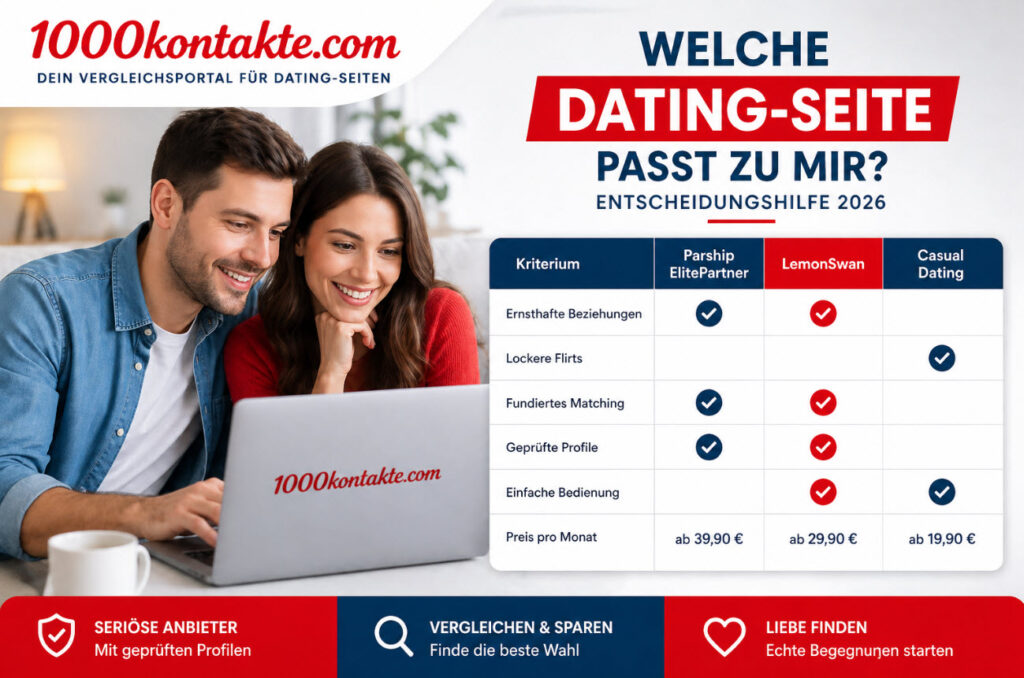 Welche Dating-Seite passt zu mir
